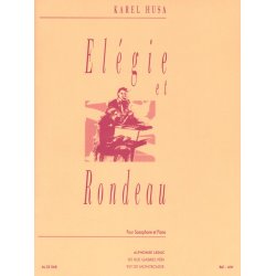 Karel Husa: El&eacute;gie et Rondeau (Saxophone-Alto & Piano)