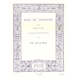 P.V.de la Nux: Solo de Concours (Trombone and Piano)
