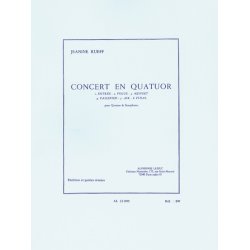 Jeanine Rueff: Concert en Quatuor (Saxophones 4)