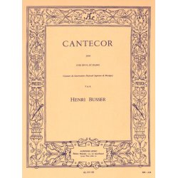 Henri B&uuml;sser: Cantecor Op.77 (Horn & Piano)