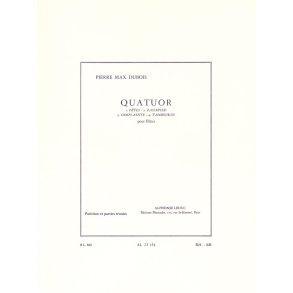 Pierre Max Dubois: Quatuor de Flûtes (Flutes 4)