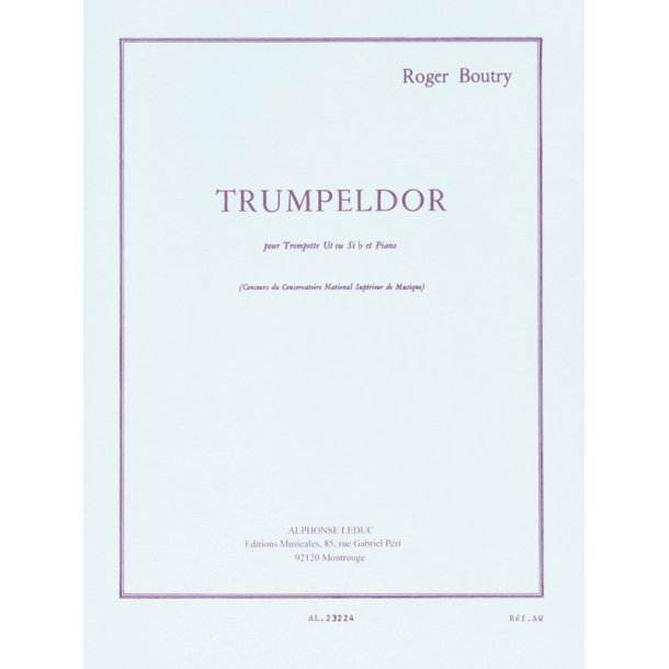Roger Boutry: Trumpeldor (Trumpet & Piano)