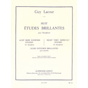 Guy Lacour: 8 Etudes brillantes (Saxophone solo)