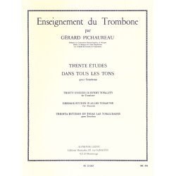 Claude Pichaureau: 30 Etudes dans tous les Tons (Trombone solo)