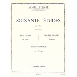 Lucien Th&eacute;vet: 60 Etudes Vol.1 (Horn solo)