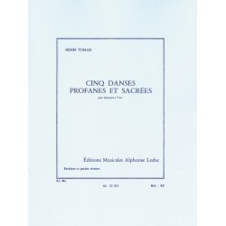 Henri Tomasi: 5 Danses profanes et sacr&eacute;es (Quintet-Wind)