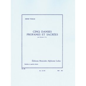 Henri Tomasi: 5 Danses profanes et sacrées (Quintet-Wind)