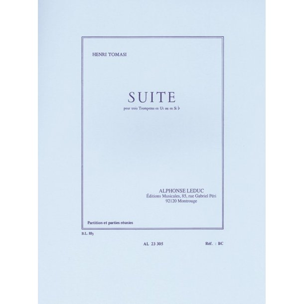 Henri Tomasi: Suite (Trumpets 3)