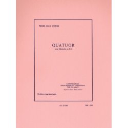 Pierre Max Dubois: Quatuor (Clarinets 4)