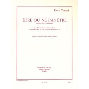 Henri Tomasi: Etre ou ne pas être (Tuba & Piano)