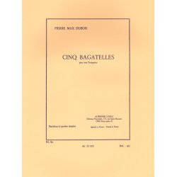 Pierre Max Dubois: 5 Bagatelles (Trumpets 3)