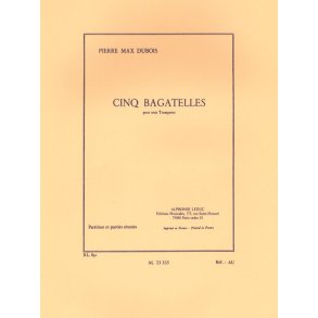 Pierre Max Dubois: 5 Bagatelles (Trumpets 3)