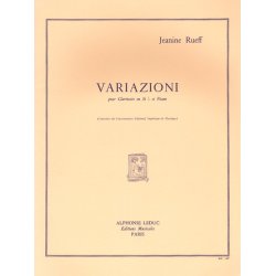 Jeanine Rueff: 15 Etudes (Clarinet solo)