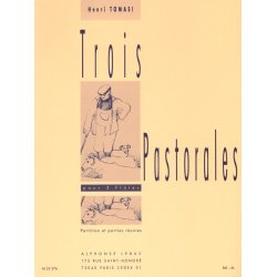 Henri Tomasi: 3 Pastorales (Flutes 3)