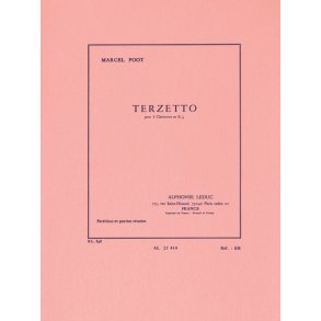 Marcel Poot: Terzetto (Clarinets 3)
