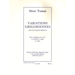Henri Tomasi: Variations gr&eacute;goriennes sur un Salve Regina (Trumpet & Piano or Organ)