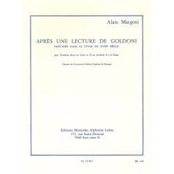 Alain Margoni: Apres Une Lecture De Goldoni