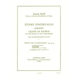Jeanine Rueff: Interval Studies, Theory lessons