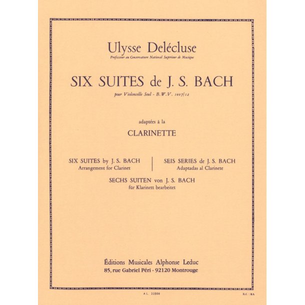 Johann Sebastian Bach: Six Suites BWV1007/12
