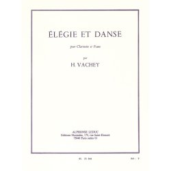 Henri Vachey: El&eacute;gie et Danse (Clarinet & Piano)