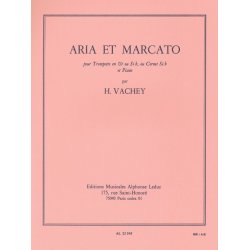 Henri Vachey: Aria et Marcato (Trumpet & Piano)