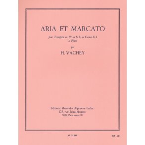 Henri Vachey: Aria et Marcato (Trumpet & Piano)
