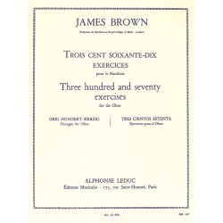 James Brown: Three Hundred And Seventy Exercices For The Oboe