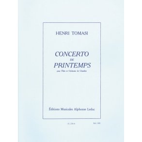 Henri Tomasi: Concerto de Printemps (Flute & Piano)