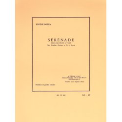 Eug&egrave;ne Bozza: S&eacute;r&eacute;nade (Quartet-Woodwind)