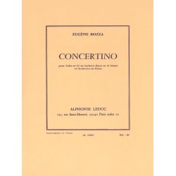 Eug&egrave;ne Bozza: Concertino (C or B flat) (Tuba & Piano)