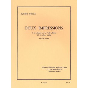 Eugène Bozza: 2 Impressions (Flute & Harp)