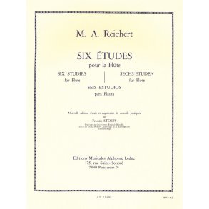 Matthieu André Reichert: 6 Etudes (Flute solo)