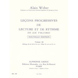 Alain Weber: Progressive Lessons in Theory and Rhythm (Volume 3)