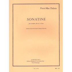 Pierre Max Dubois: Sonatine (Saxophone-Alto & Piano)