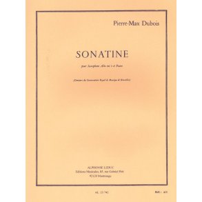 Pierre Max Dubois: Sonatine (Saxophone-Alto & Piano)