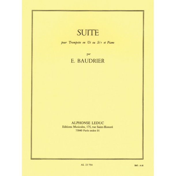 Yves Baudrier: Suite (Trumpet & Piano)