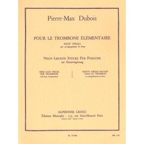 Pierre Max Dubois: Pour le Trombone élémentaire (Trombone & Piano)