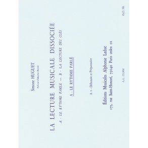 Huguet Lecture Musicale Dissociee A Le Rythme Parle A1 Debut Prep Bk