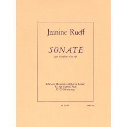Jeanine Rueff: Sonate (Saxophone solo)