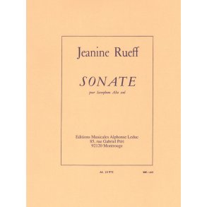 Jeanine Rueff: Sonate (Saxophone solo)