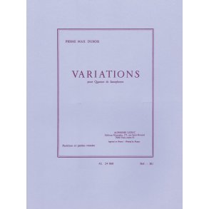 Pierre Max Dubois: Variations (Saxophones 4)