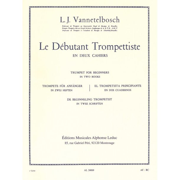 L.Julien Vannettelbosch: Le D&eacute;butant Trompettiste Vol.2 (Trumpet solo)