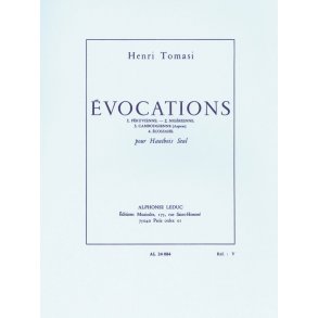 Henri Tomasi: Evocations (Oboe solo)