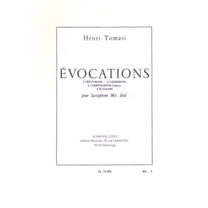 Henri Tomasi: Evocations (Saxophone solo)