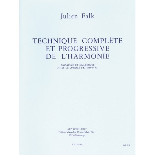 Julien Falk: Complete and Progressive Harmony Technique