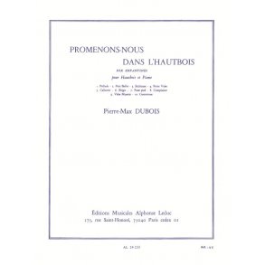 Pierre Max Dubois: Promenons-nous dans l'Hautbois (Oboe & Piano)
