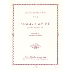 Jean-Marie Leclair: Sonate in C major (Saxophones 2)