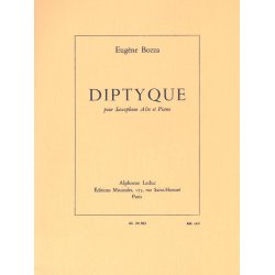 Eug&egrave;ne Bozza: Diptyque (Saxophone-Alto & Piano)