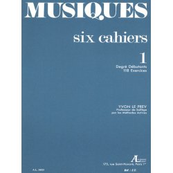 Le Prev Musiques Volume 1 Degre Debutants 118 Exercices Book