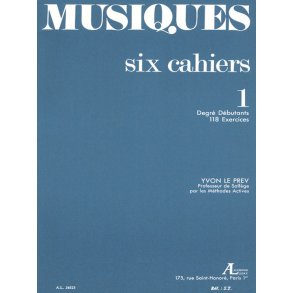 Le Prev Musiques Volume 1 Degre Debutants 118 Exercices Book